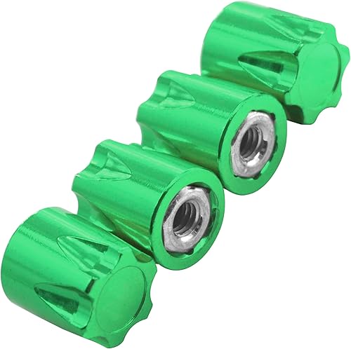 Miniatura 9 de 4 piezas Share Goo aluminio RC M4 rueda tuerca, RC coche a prueba de polvo llanta centro centro cubo para Traxxas TRX4 Axial SCX10 90046 D90 Tamiya