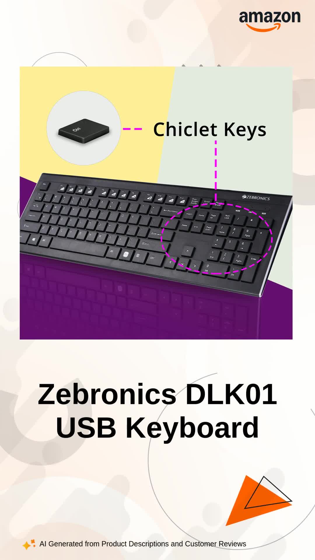 Amazon.in: Buy Zebronics Zeb- DLK01 USB Multimedia Keyboard(Black