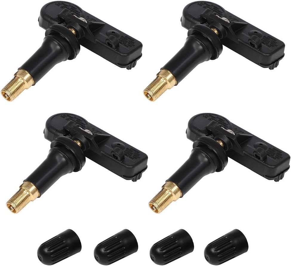 ECCPP Programmed TPMS Tire Pressure Monitoring System Sensor Fits 2004 for Chevrolet Avalanche 1500 2004 for Chevrolet Silverado 3500 2004 for GMC Sierra 2500 315MHz 15163069 4PCS