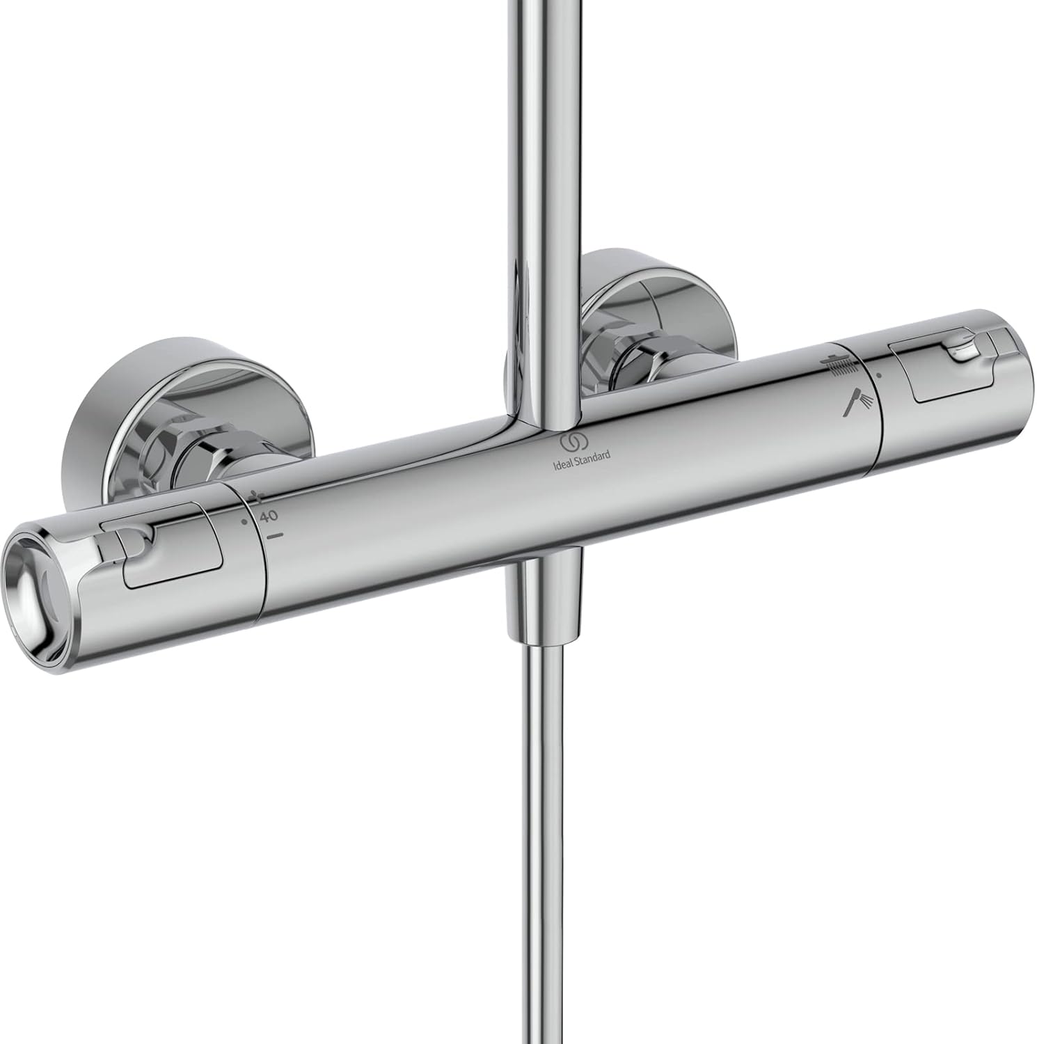 Ideal Standard Ceratherm T50 Shower System, full view