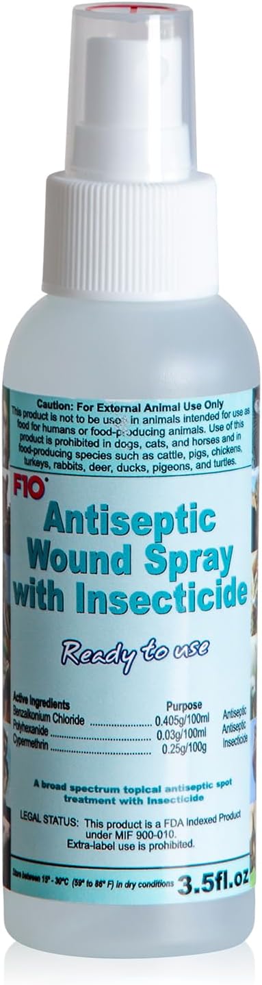 Antiseptic Wound Care Spray for Reptiles, Birds, Small Animals & Exotic Animals. Prevents Infection - 100ml