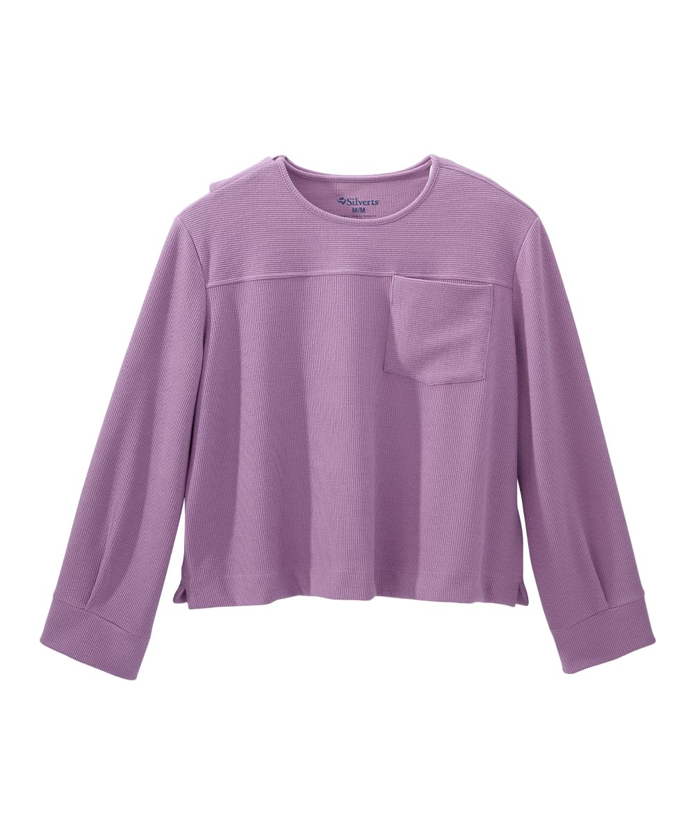 Silverts Women's Open Back Long Sleeve Top