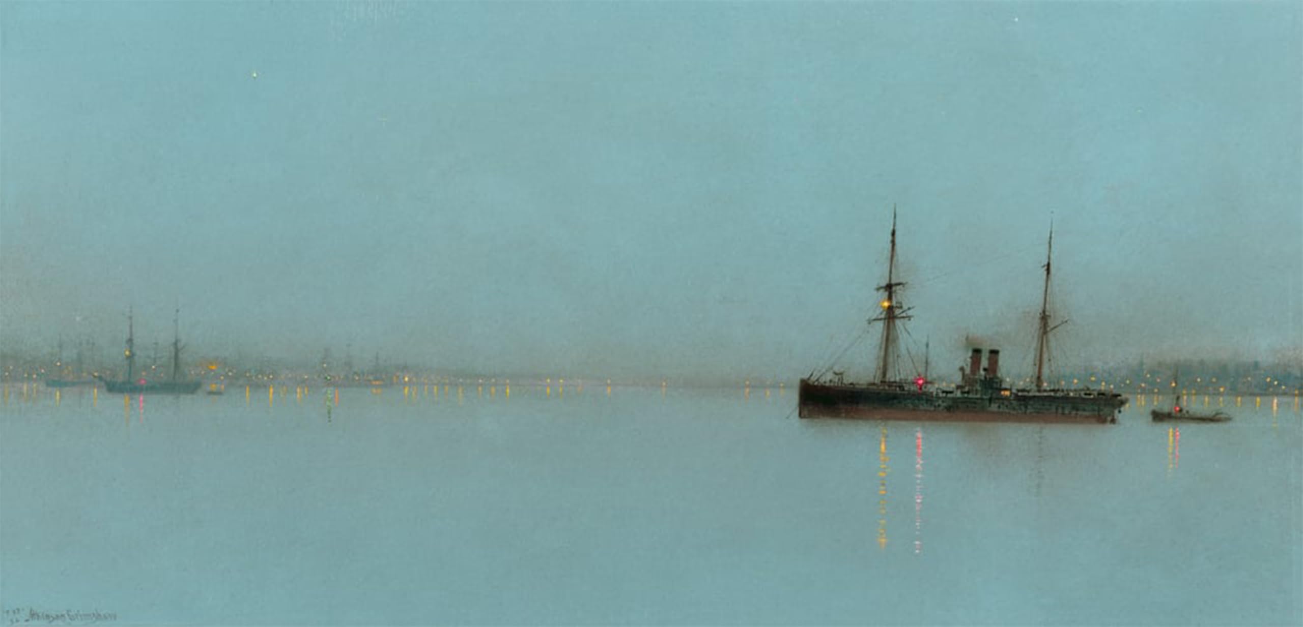 Tableau Port Light par Grimshaw affiche impression d'art sur toile déco murale 60x90cm - 5