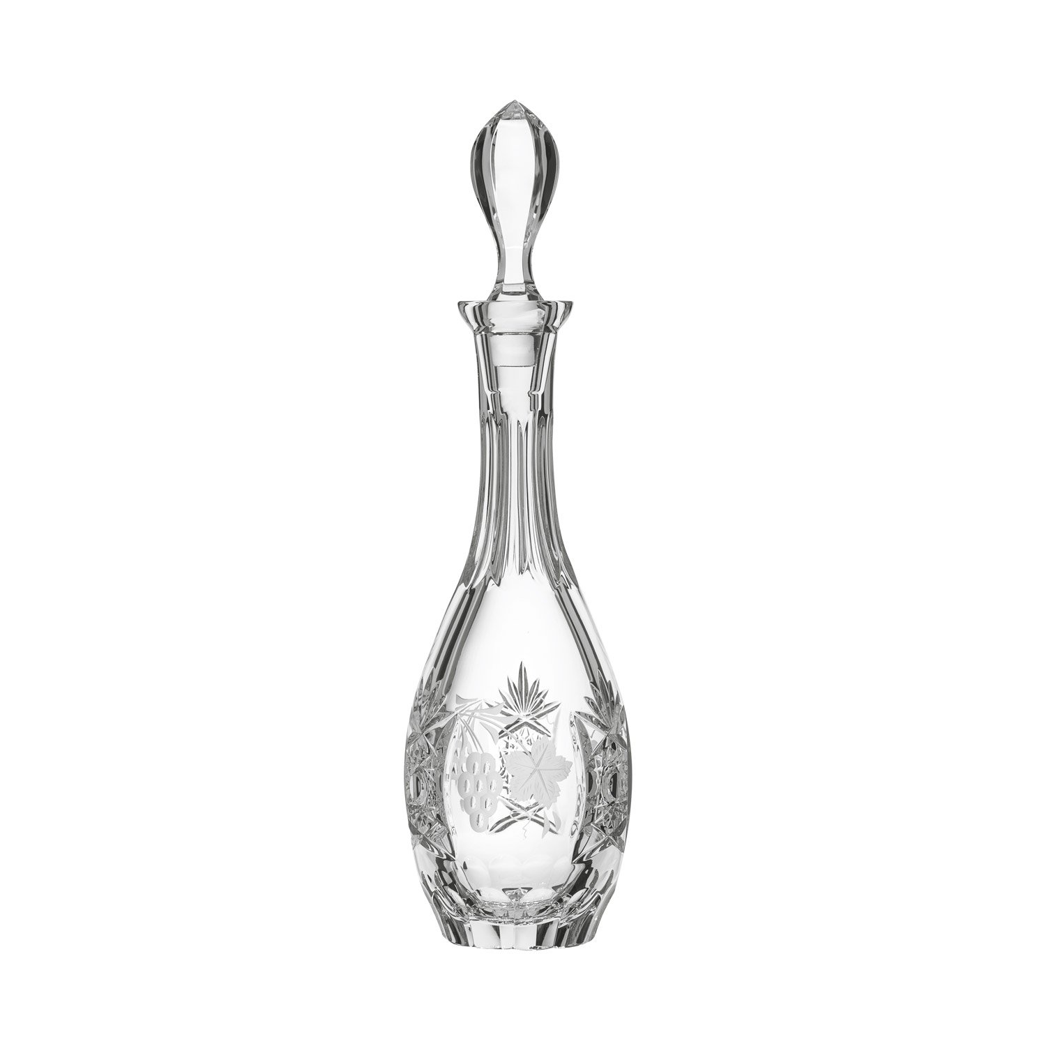 ARNSTADT KRISTALL Decantador de cristal de uva (37,3 cm), color morado