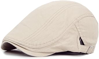 Men Casual Cotton Classic Flat Cabbie Newsboy Ivy Gatsby Hat Beret Cap Duckbill Driving Hat