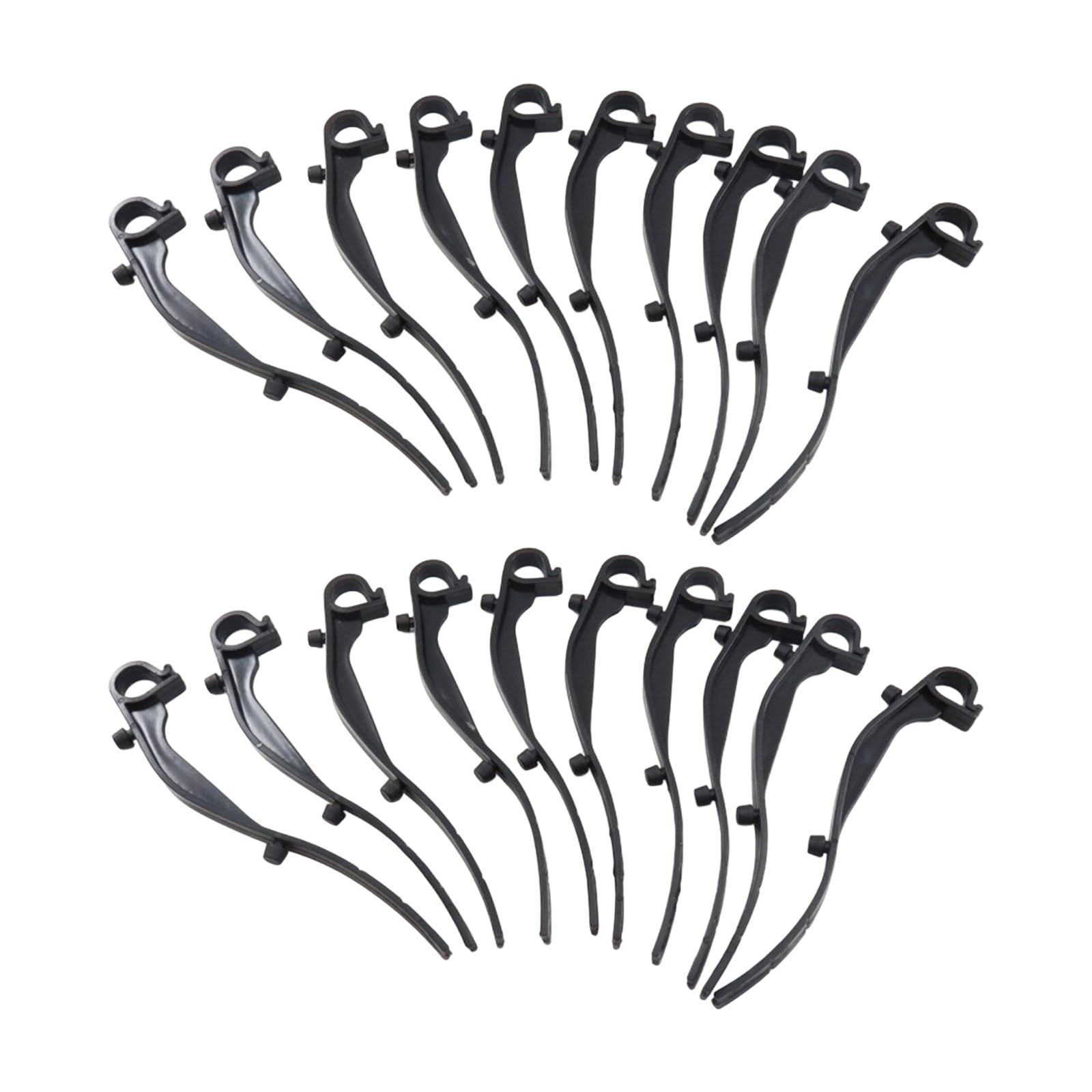 Elnwnnkc Hook 20Pcs Gutter Brush Clamps Meshes Clips Anchors Outdoor Gutters Filter Clips For Yard Garden Garden For Cleaning And Maintenance