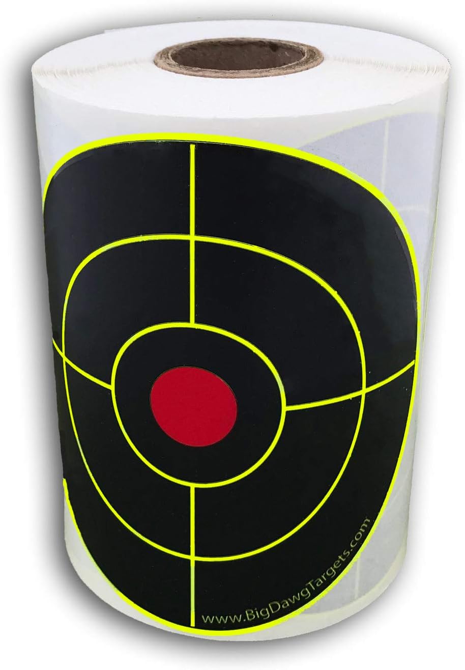 Big Dawg Targets 200 Target Roll - 4" Inch Adhesive Splatter Target : Sports & Outdoors