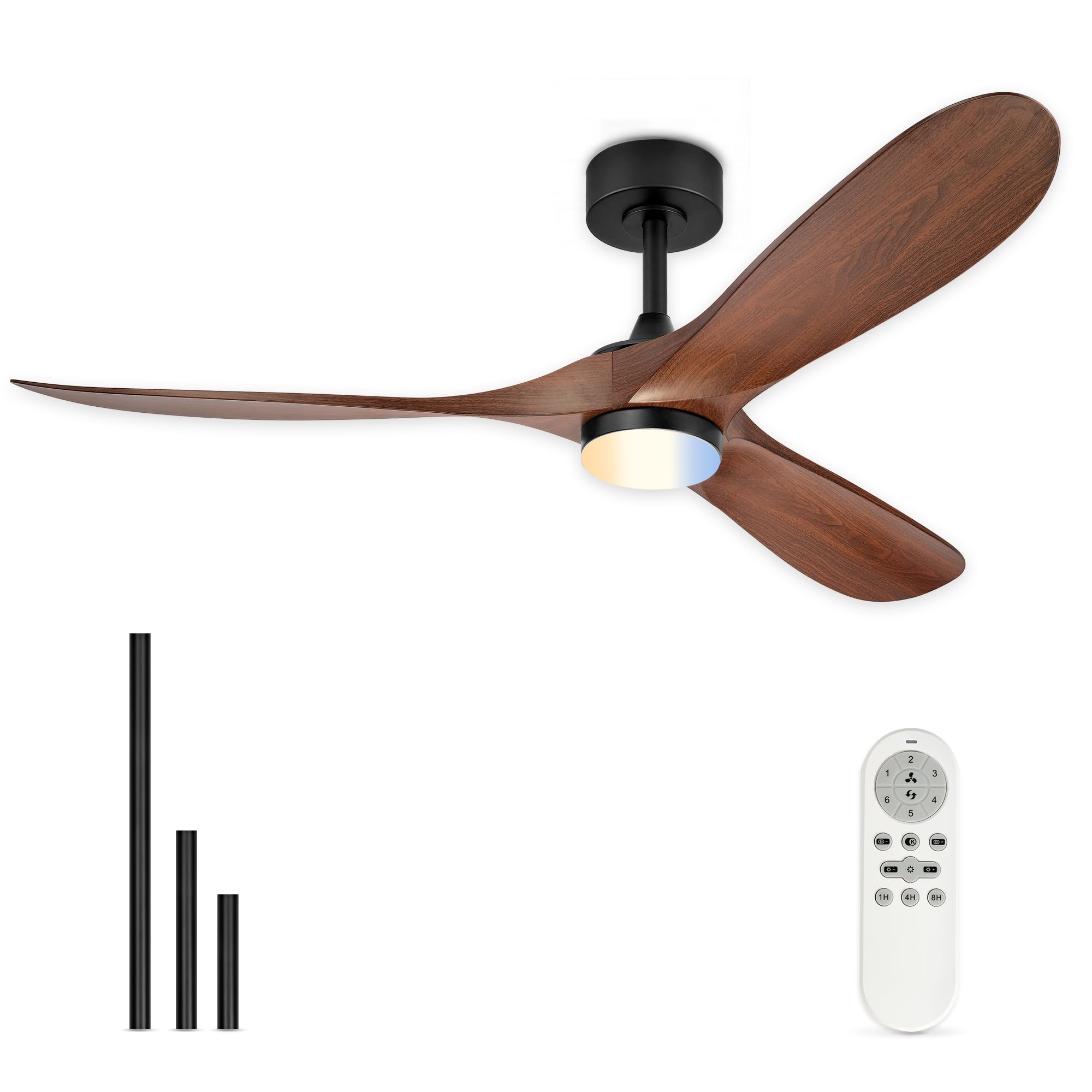 JAZAVA 60 Inch Coastal Grade Ceiling Fan
