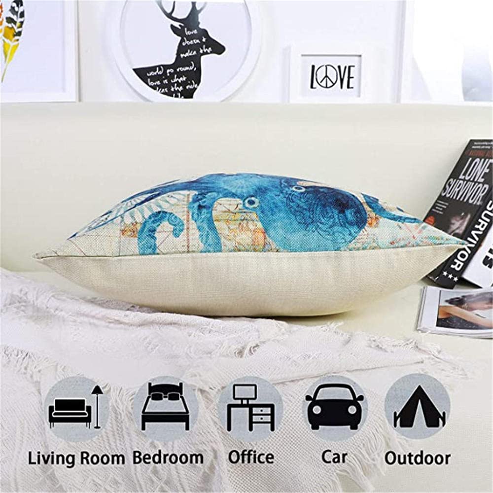 Dwrepo Verf landschap print decoratieve sierkussenhoezen zachte vierkante kussensloop pluche kussenhoes voor bank slaapkamer 65 x 65 cm Dwrepo Verf landschap print decoratieve sierkussenhoezen zachte vierkante kussensloop pluche kussenhoes voor bank slaapkamer 65 x 65 cm