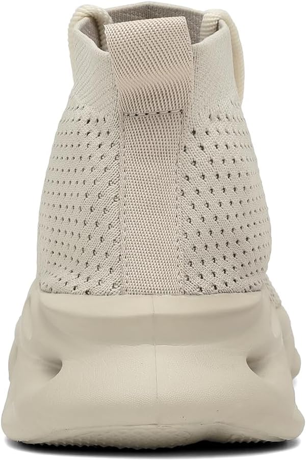 Men’s Fashion Walking Shoes Lightweight Breathable Sneakers – Mesh Knit Sock Sneakers for Gym, Casual, Running, Workout, Slip-On Sport Shoes - Image 6