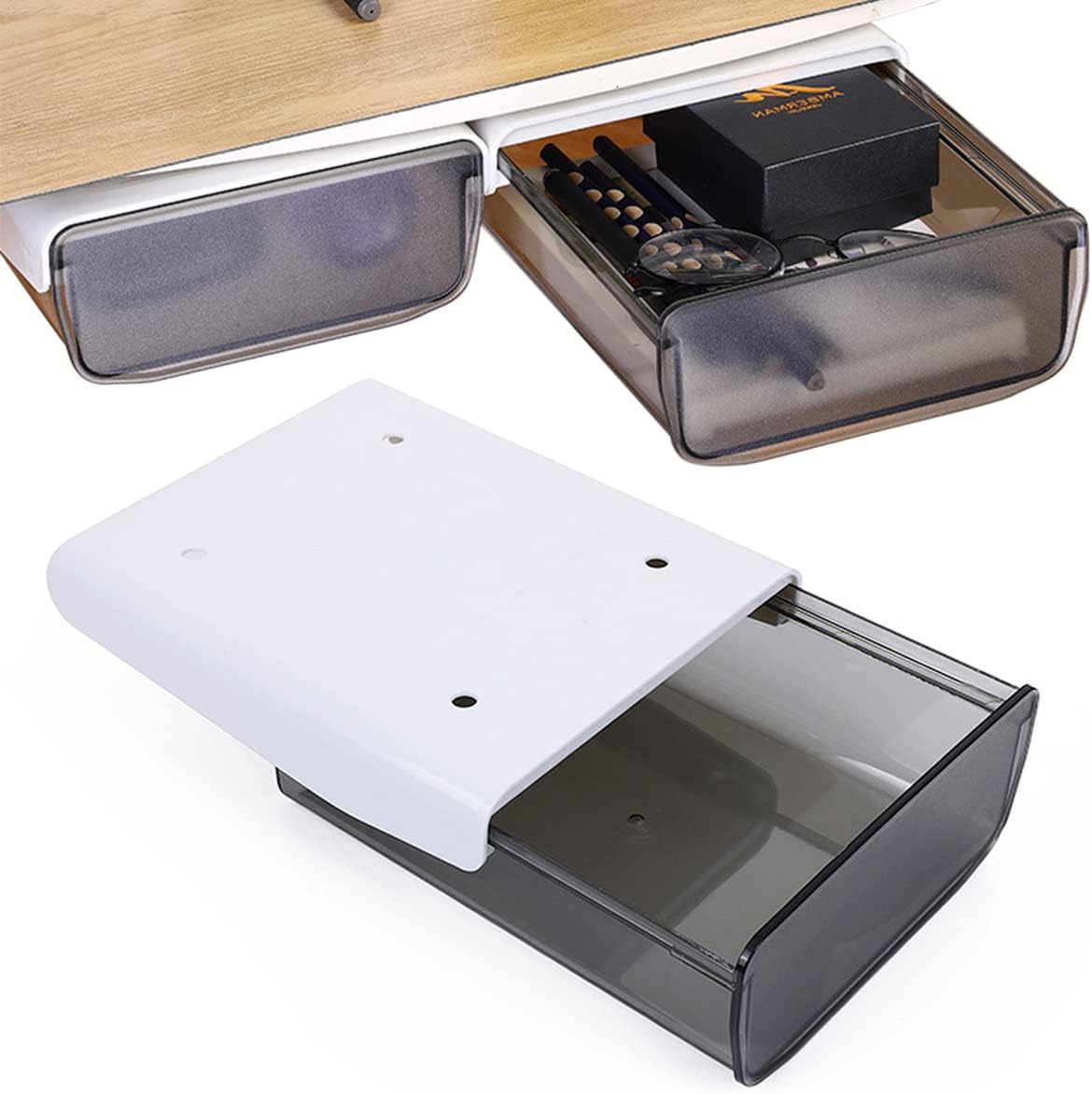 Under Desk Drawer, Under Table Hidden SelfAdhesive