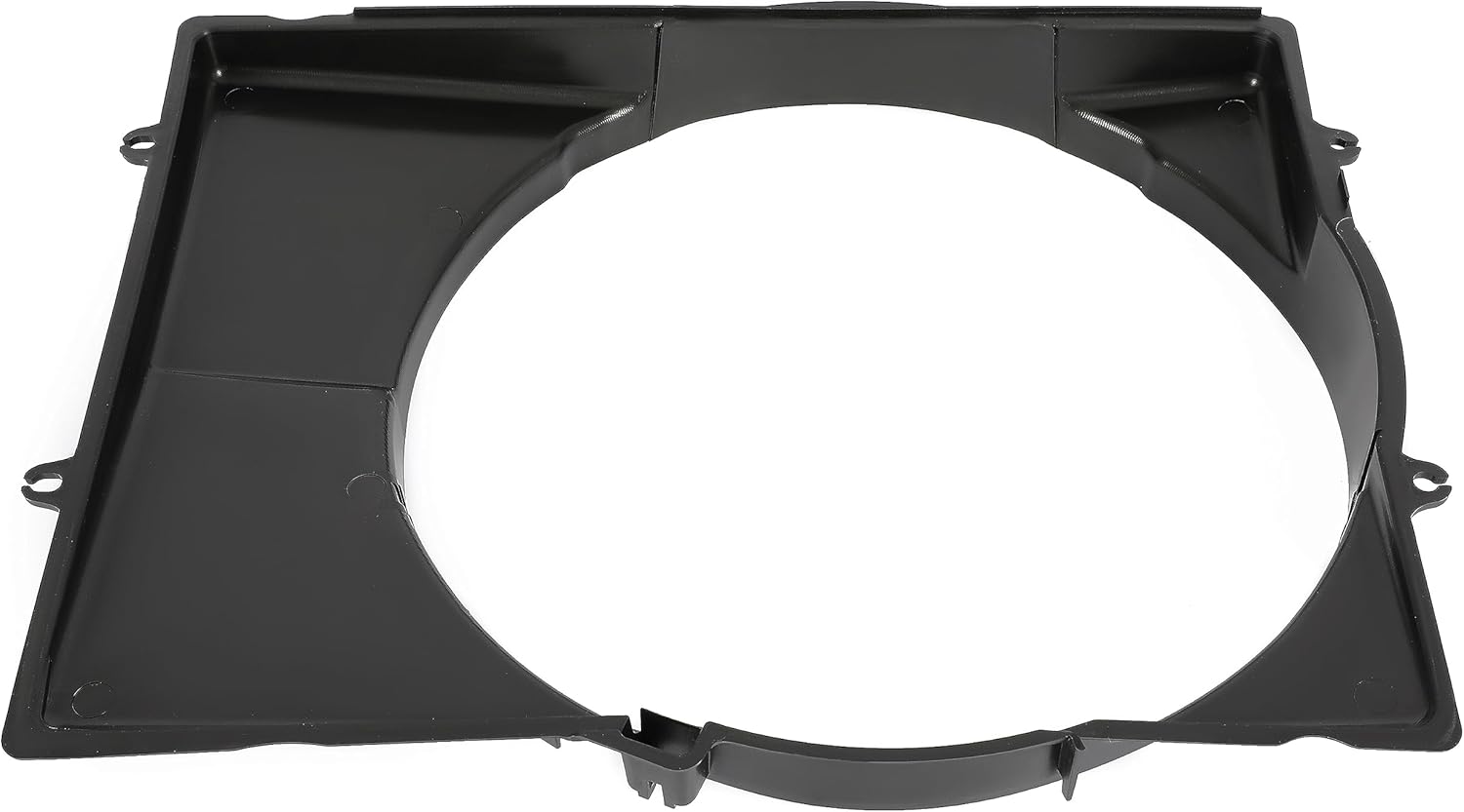 HECASA Radiator Cooling Fan Shroud Compatible with 1984-1995 Toyota Pickup RN02 RN60 RN63 SR5 Turbo Base DLX Replacement for TO3110101 1671135020 Plastic Black