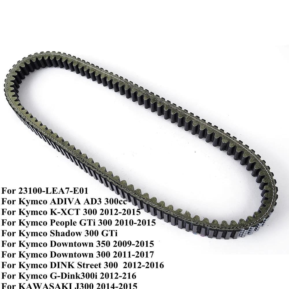 correa transmisión goma Correa De Transmisión Motocicleta Para Kymco Para El Centro 300 350 Para Shadow K-XCT Para Street G-dink 300i 300cc Para KAWASAKI J300 Correa alternadora Dentadas