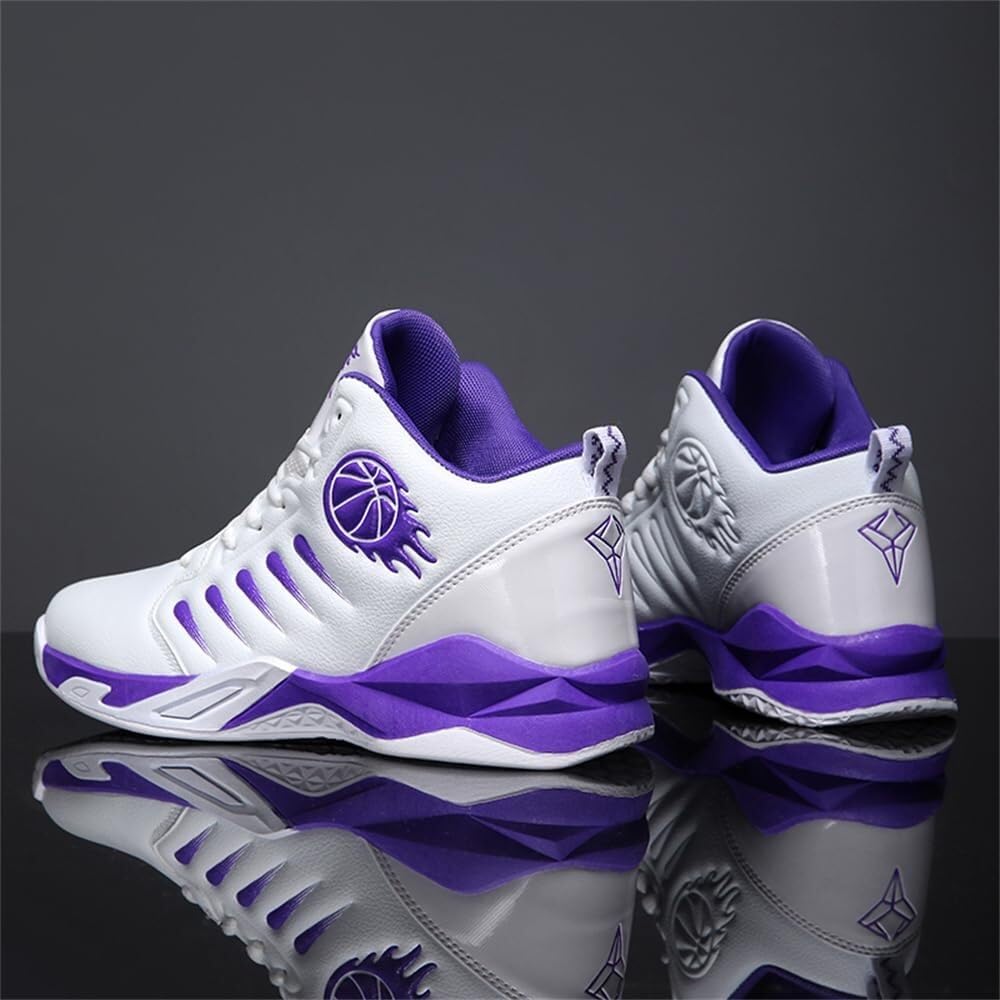 Scarpe da Basket Alte da Uomo, Antiscivolo, Resistenti all'Usura, Ammortizzate, rimbalzanti, Scarpe da Allenamento for Sport all'Aria Aperta
