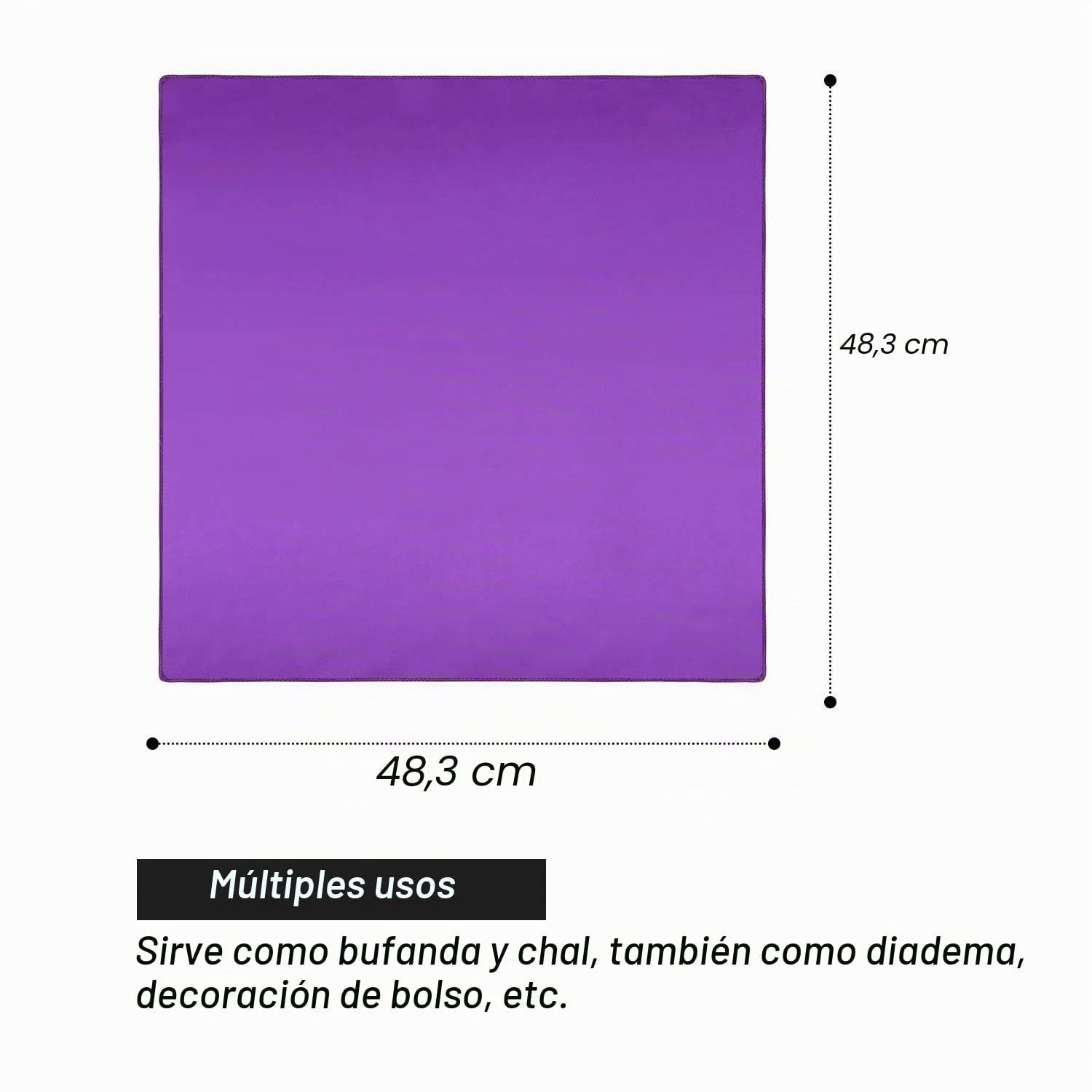 15 Piezas Bufanda de Cuello Cuadrada de Mujeres Pañuelo de Cuello de Colores Sólidos Mixtos Bandana de Cabeza