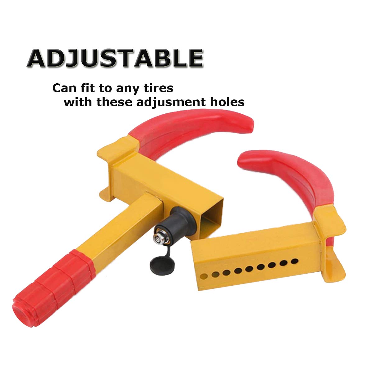 VaygWay Tire Clamp Wheel Lock 2 Pack Metal Boot Stabilizer Anti Theft