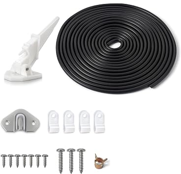 18 Pcs Marine Boat Speedometer Kit, Up to 80mph, with 20 FT PVC Tubing Automatic Kick-up Tube, Pickup Pitot Tube Speed Pick Up Tube,Sea Portable Mini Tool Accessories