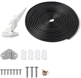 18 Pcs Marine Boat Speedometer Kit, Up to 80mph, with 20 FT PVC Tubing Automatic Kick-up Tube, Pickup Pitot Tube Speed Pick Up Tube,Sea Portable Mini Tool Accessories