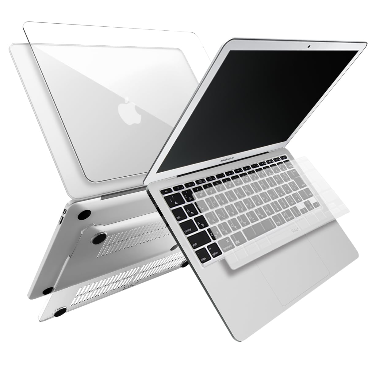 Amazon.co.jp: MS factory MacBook Air 11 用 ケース カバー ＋ 日本語