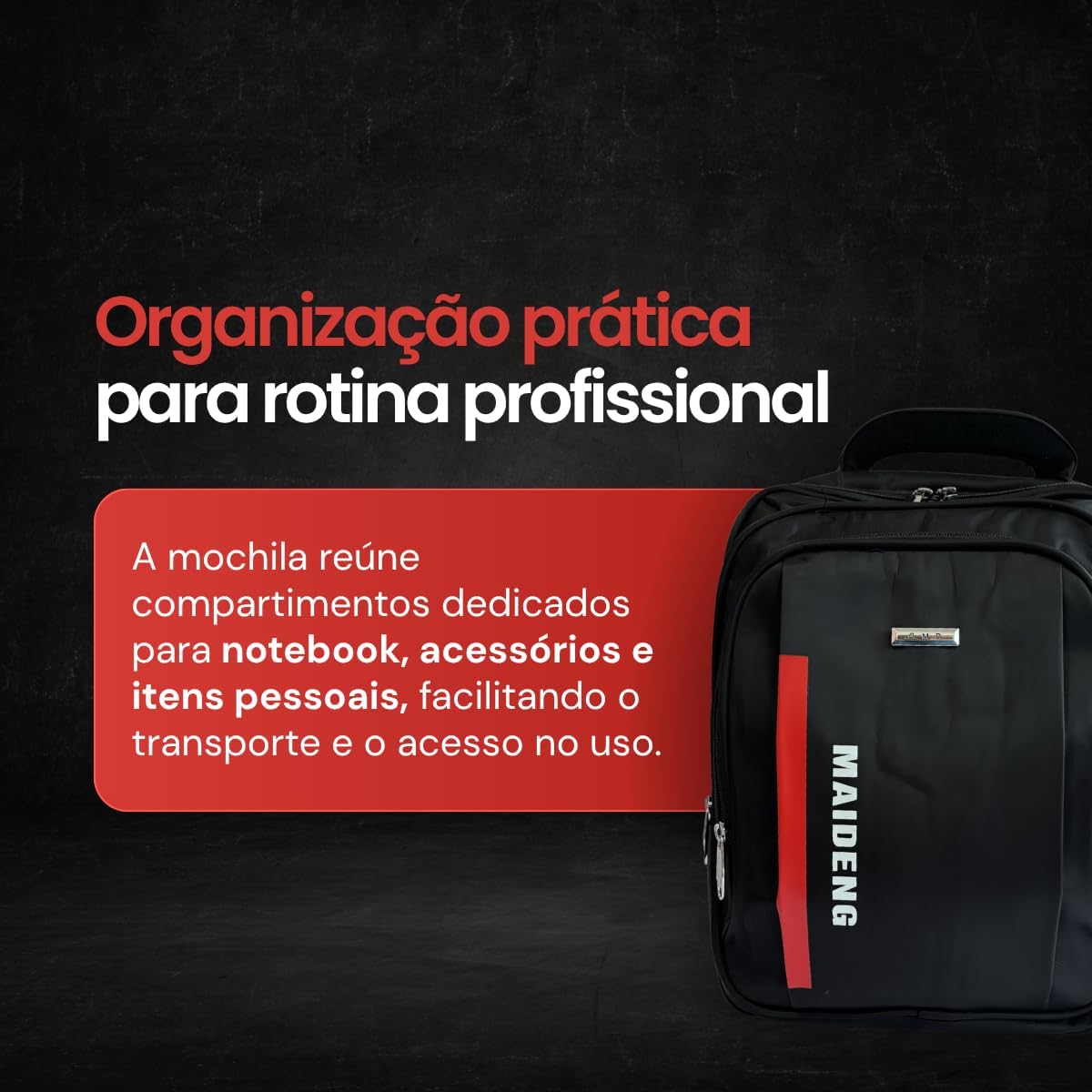 Mochila para Notebook 2 em 1 Conversível Premium Impermeável – 3 Bolsos, Compartimento para Notebook e Alça Conversível para Bolsa – Versatilidade e Segurança para o Dia a Dia Mochila para Notebook 2 em 1 Conversível Premium Impermeável – 3 Bolsos, Compartimento para Notebook e Alça Conversível para Bolsa – Versatilidade e Segurança para o Dia a Dia