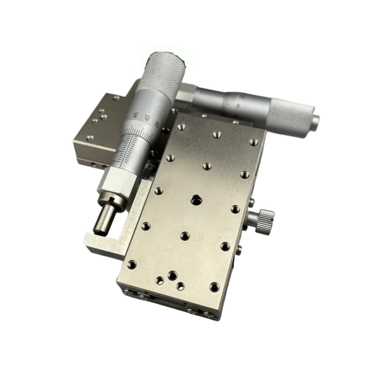 BSL16-4025C Manueller Lineartisch, 40 x 80 mm linearer Kugelführungs-Schiebetisch, 25 mm Verfahrweg, X-Achsen-Tisch for optisches Labor