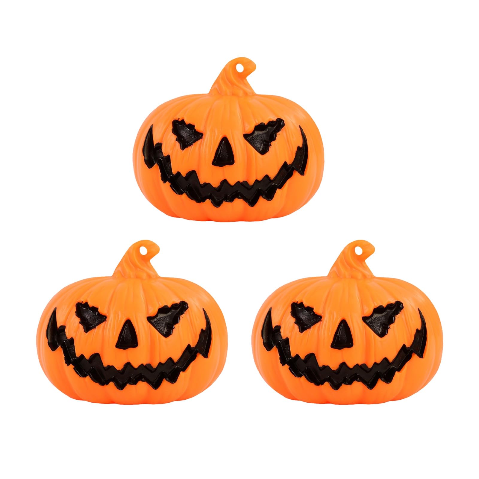 Shunzhong Bright LED Pumpkin Light Halloween Garnishes with Manifestation Face Plan Waterproof Permanent for Outdoor Party Garnishes Halloween Party