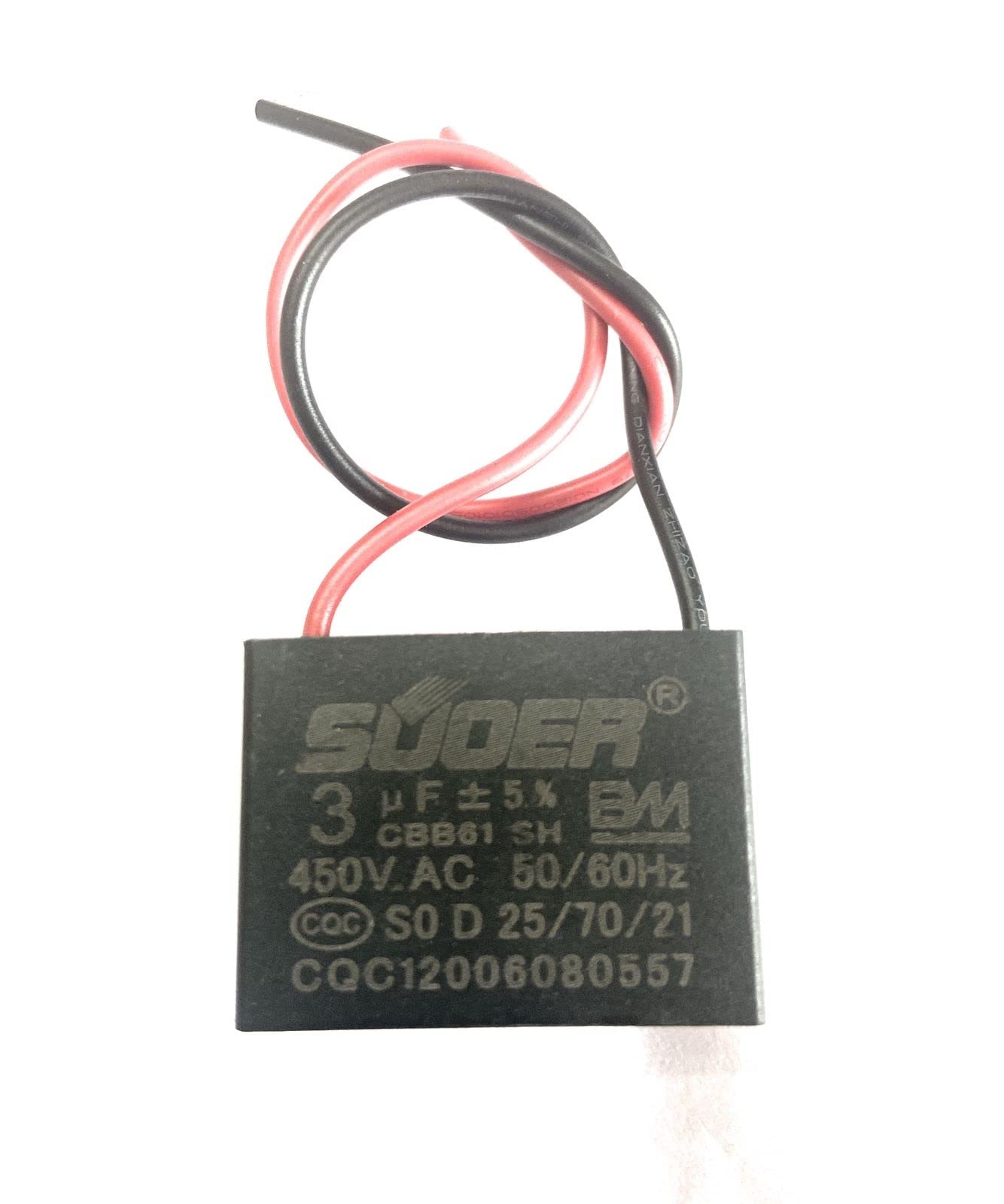 CBB61 Capacitor - Start & Run AC Fan Motor -5 CBB61 Capacitor - Start & Run AC Fan Motor -5