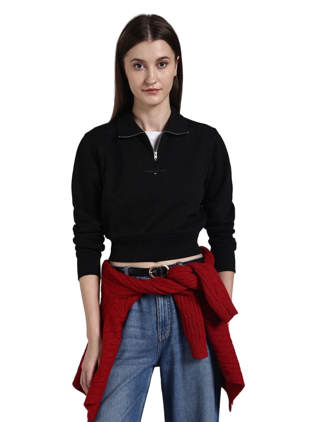 tommy hilfiger Regular fit Cotton high-Neck Sweatshirt-picture-36