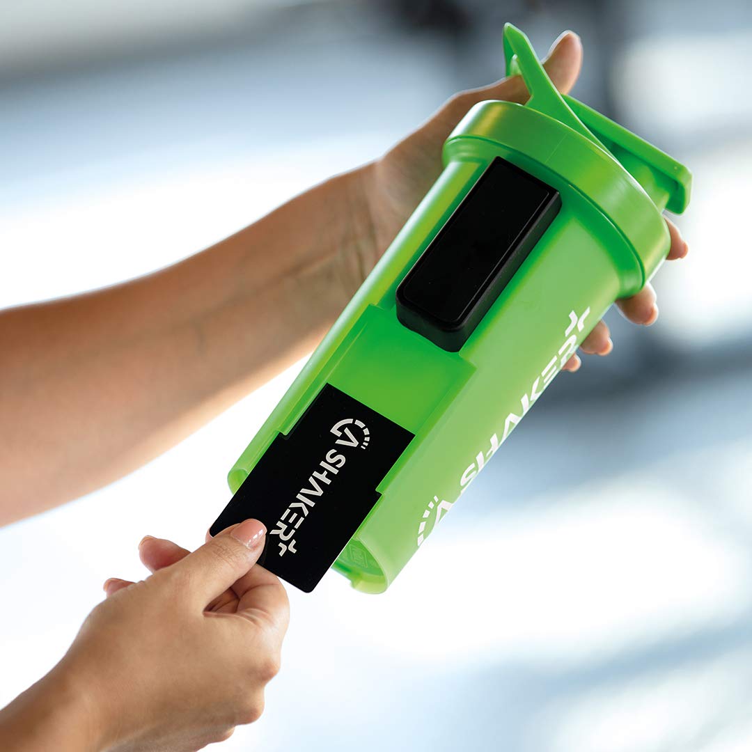 GA Shaker+ 2.0 - L'Originale - 7in1 Shaker Proteico con Setaccio Miscelatore e Funzionalità Intelligenti, 1L – (Giallo
