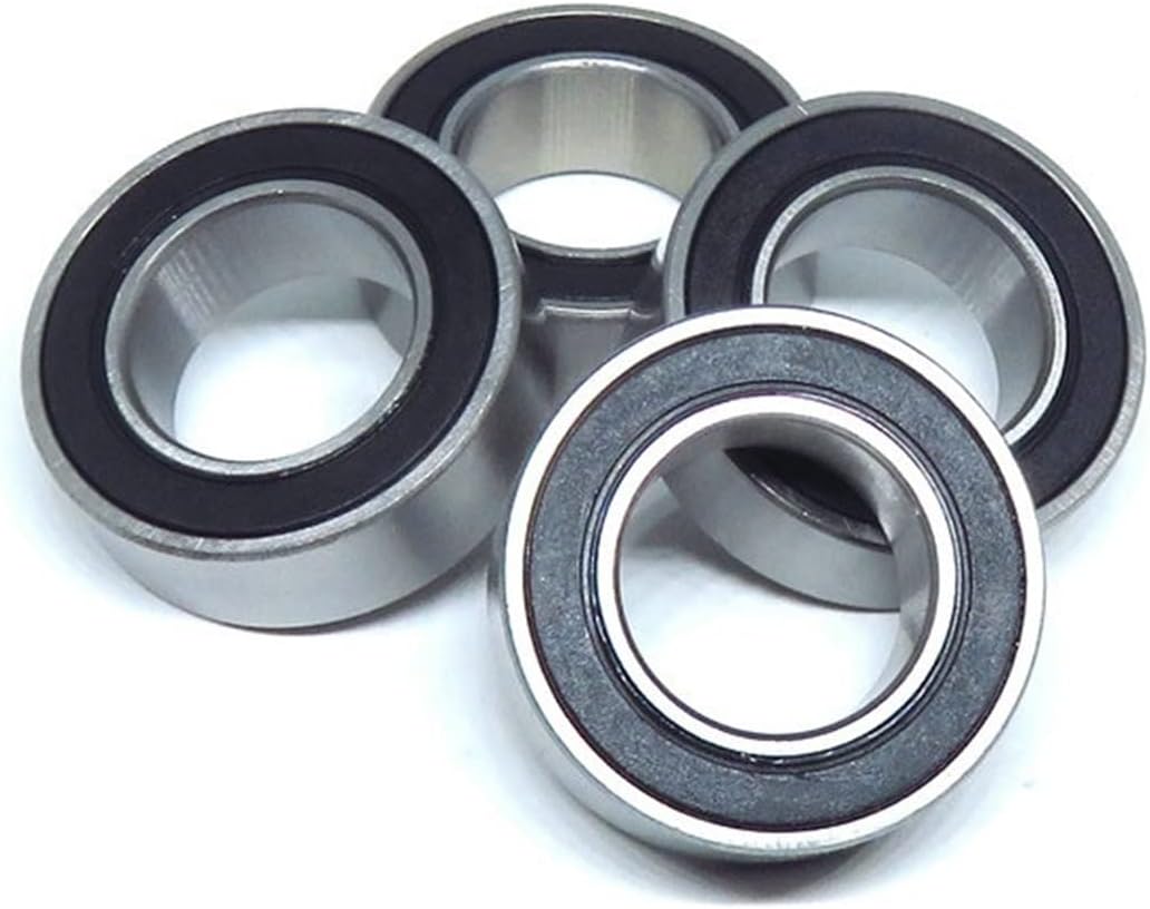 LANGshaw 10pc 173010 2RS 17x30x10 mm Bicycle Hub Bearing 17 * 30 * 10 173010RS MR173010 Bike Bottom Bracket Bearings Leisurely (Color : Silver, Outer Diameter : 173010RS 17x30x10mm)