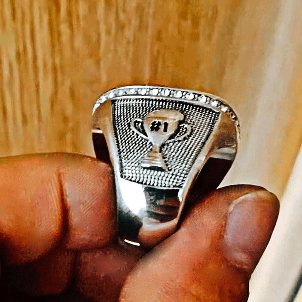 Anillo de campeonato de fútbol de fantasía 2025 con caja