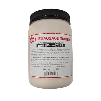 The Sausage Maker - Insta CureTM #2, 5lb Naturally Colored No Red Dye, Quick Cure for Meat Sausage Ham, Bacon, Made in USA