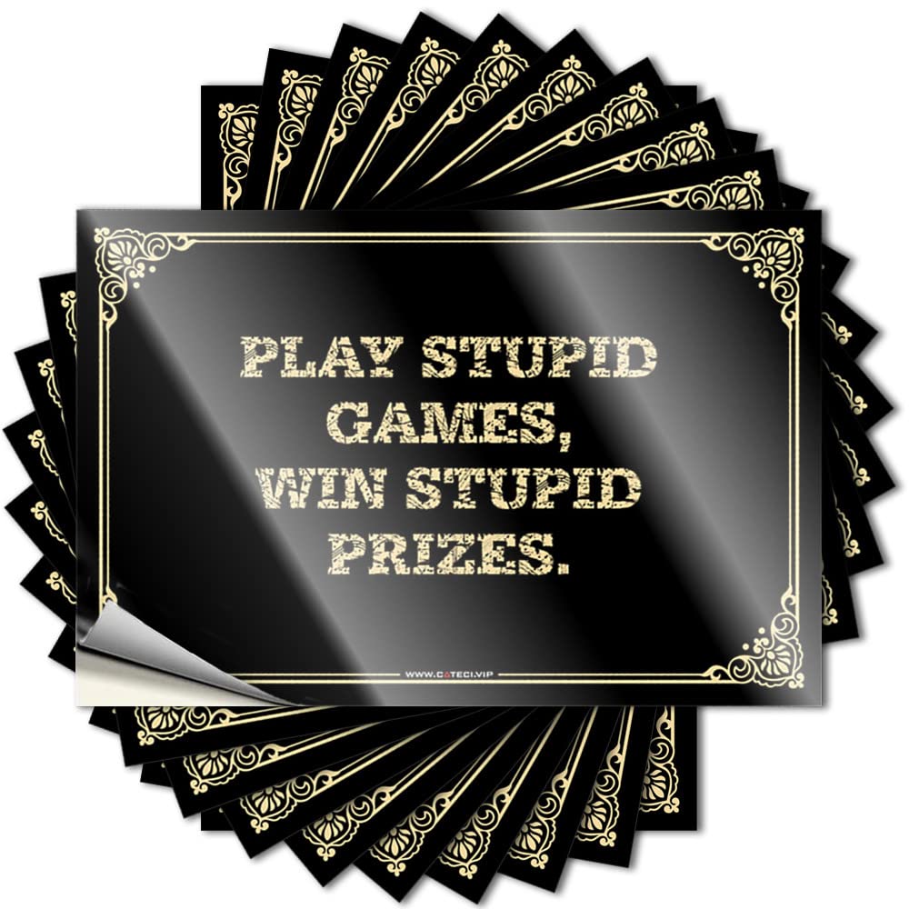 Decals Mimosa | Spicy Cover Play Stupid Games, Win Stupid Prizes. for Skate(6X9CM)