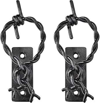Denix Old West Barbed Wire Gun Hangers, Black