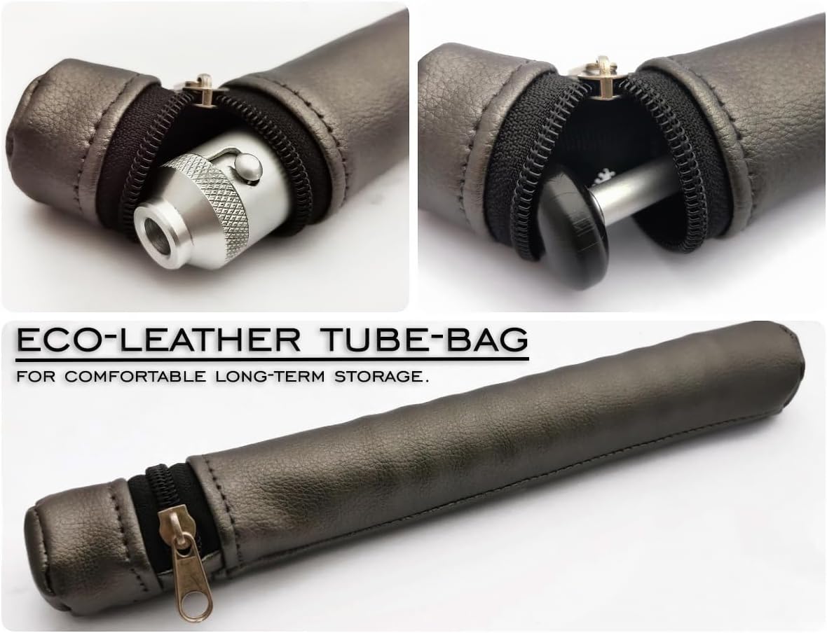 CooB Aluminium Injector 45 ml / 1.5 oz for Soft Plastic Baits Making. Fishing Bait Lure Mold Injector with Locking Nozzle