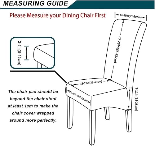 Miniatura 3 de Chair Cover 4pcs Dining Chair Covers Stretch Velvet Removable Washable Large Soft Dining Kitchen Home Restaurant Chair Slipcovers(Bule Grey)