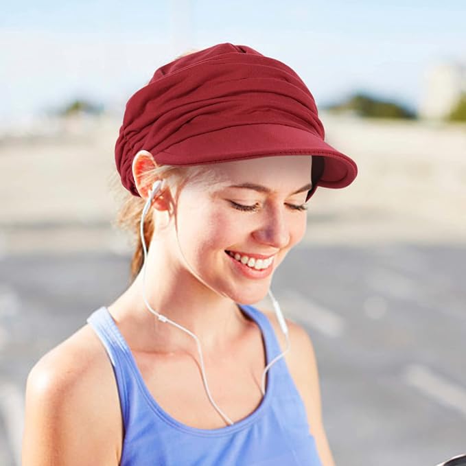 Gorra mujer estilo newsboy en algodón suave miniatura 6