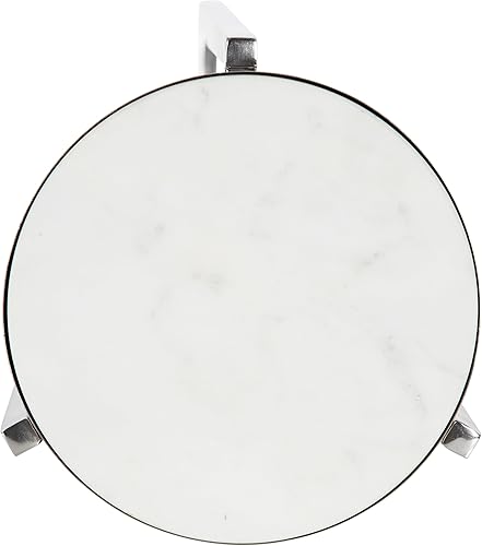 Miniatura 20 de Kate and Laurel Aguilar Glam - Mesa de bebidas de 8 x 8 x 23 pulgadas, color dorado, mesa de té de transición y soporte para plantas con mesa de