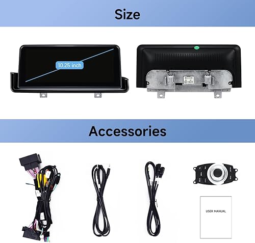 Miniatura 5 de Linux 10.25 pulgadas Android AUTO Radio de coche 1920 por 720 para BMW Serie 3 E90 E91 E92 E93 de 2008 a 2012 sin pantalla original Carplay