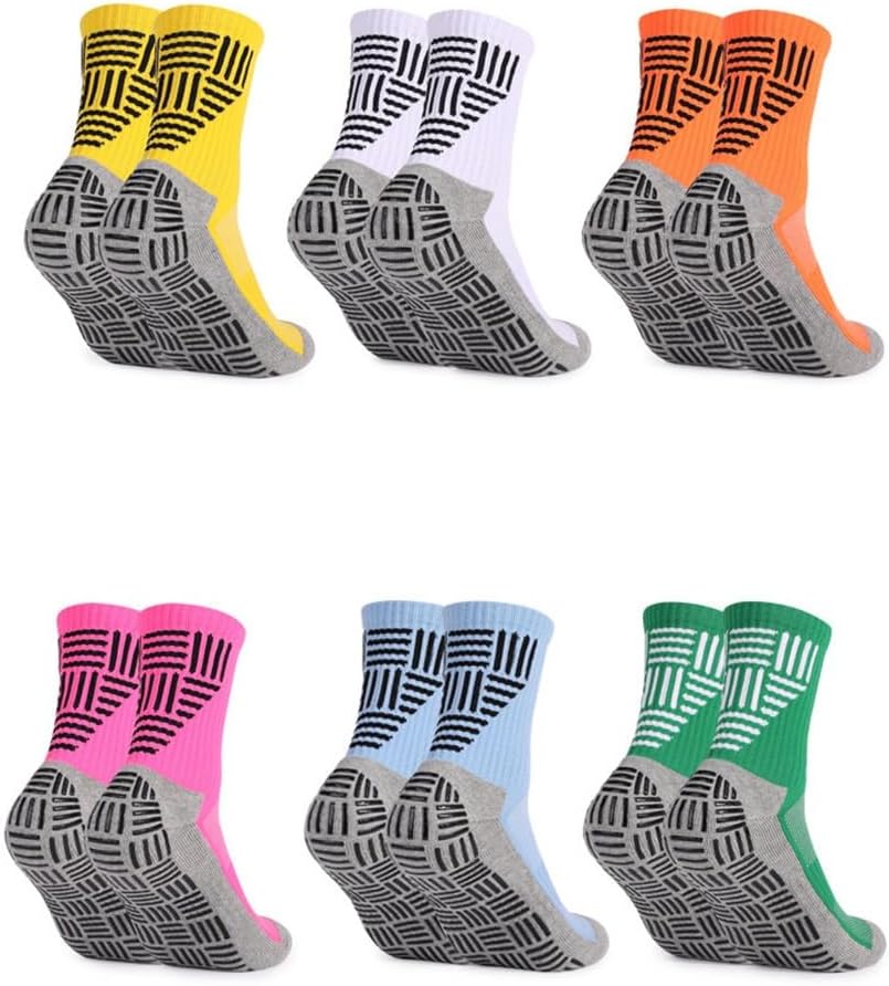 Men's and Women's Glued Thickened Towel Bottom Mid Length Football Socks