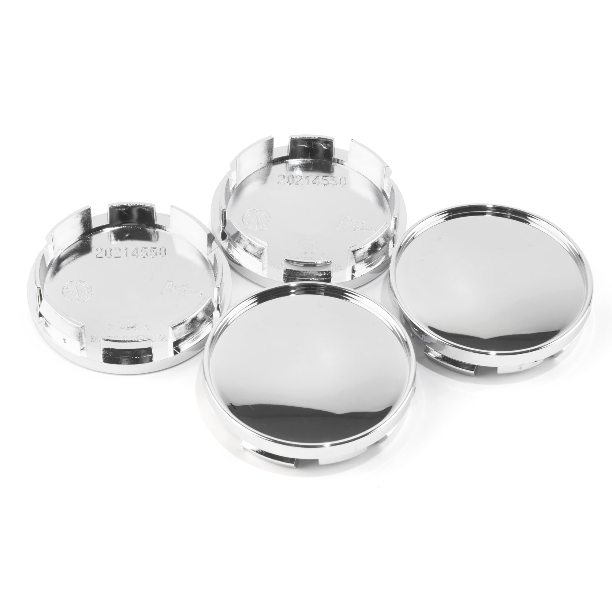 4PCS Wheel Center Caps 61MM 2.4Inch Center Caps for A3 A4 A5 A6 A8 S4 S5 S6 Scion FR-S 86 Forester Wheel Center Hub Caps Cover Chrome Rim Hub Caps