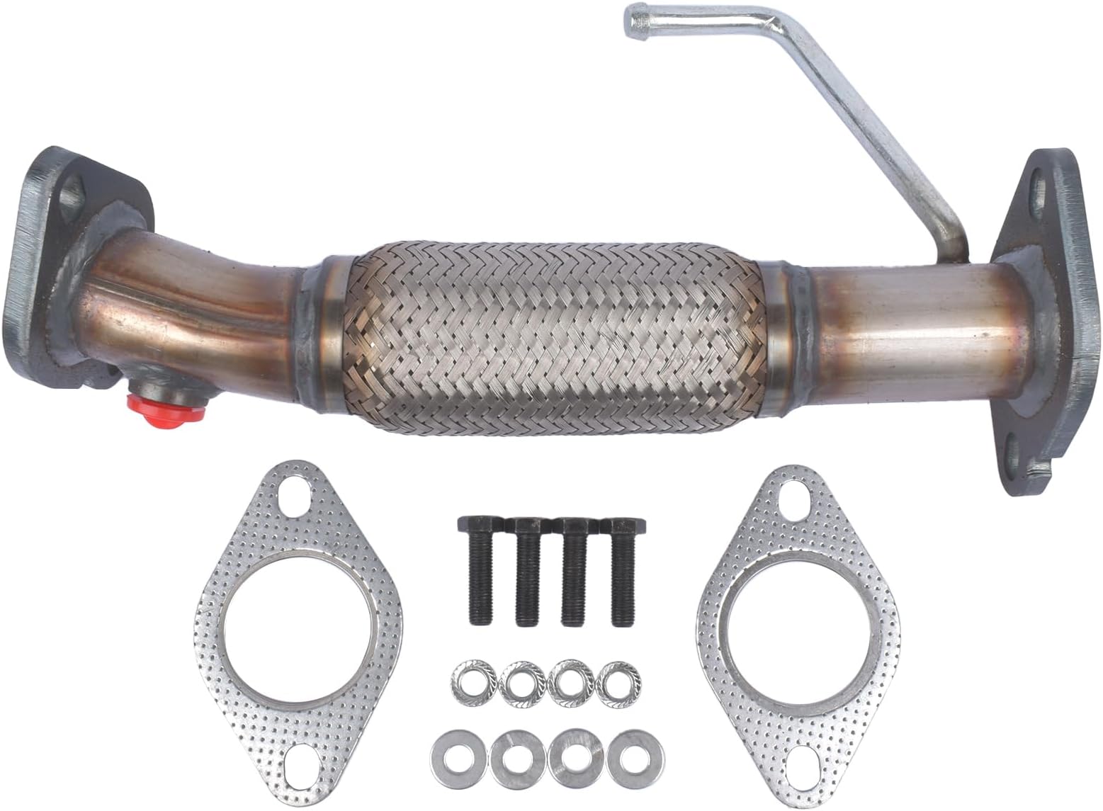 Stainless Steel Front Flex Exhaust Pipe For 2012-2017 Hyundai Accent & Kia Rio 1.6L