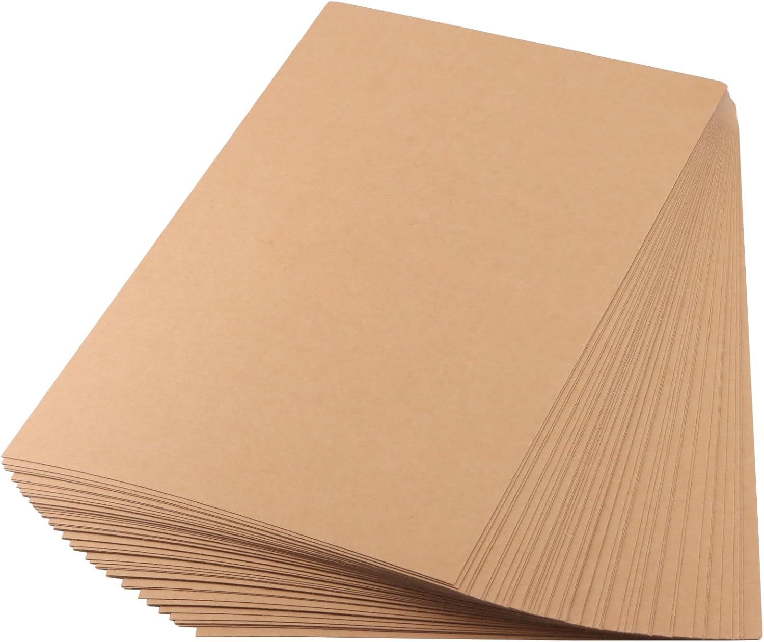 DAKFOOK 100 Sheets A4 Kraft Paper, 300gsm Brown Cardstock, Thick Card Stock for DIY Craft, Art Projects, Scrapbooking, Printing, Card Making
