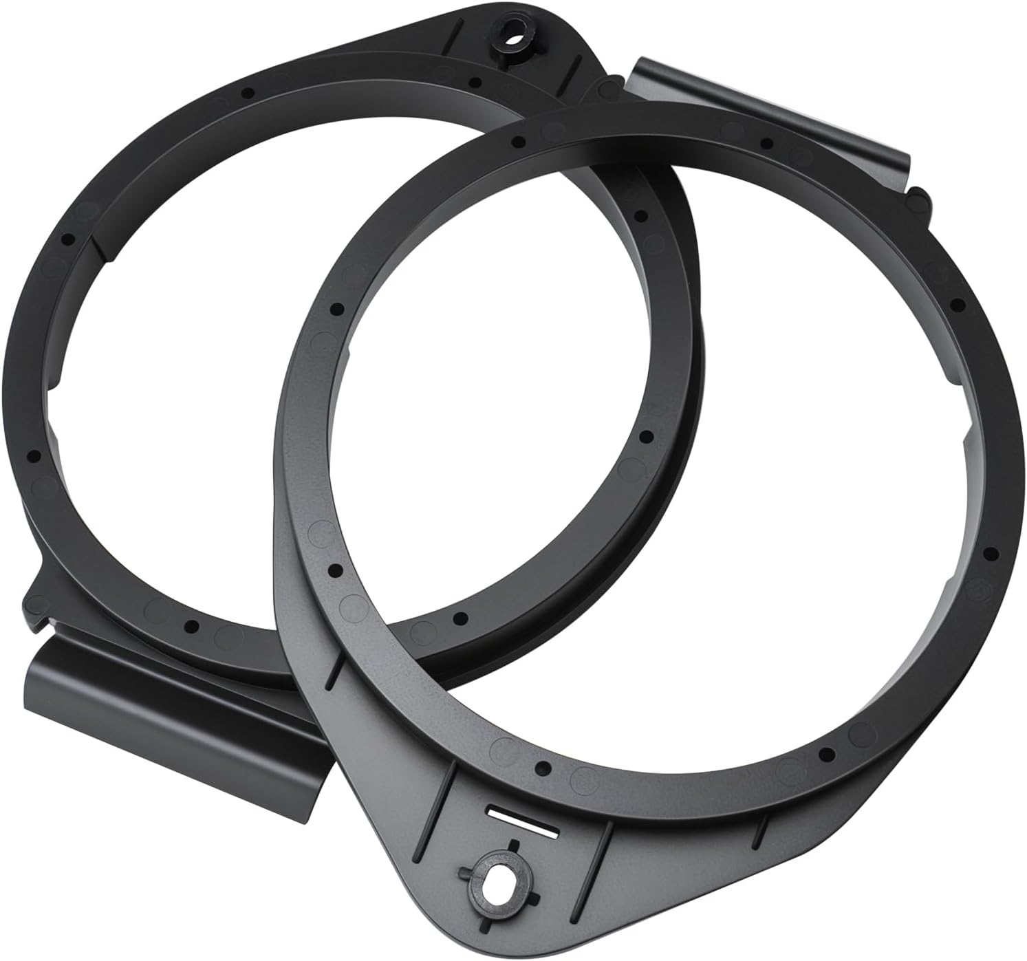 Car Door Speaker Adapter,6.5 Inch Solid Plastic Speaker Ring Spacer Kit,Speakers Mount Bracket Compatible with Chevy Chevrolet Silverado Avalanche Suburban,GMC Sierra Yukon,Buick,Pontiac