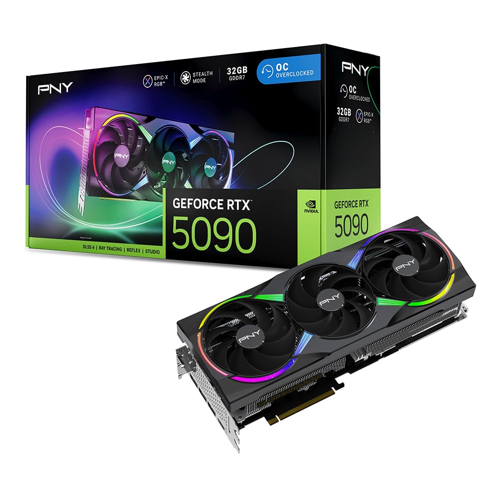 Amazon | PNY NVIDIA GeForce RTX 5090 Epic-X ARGB OCトリプルファン