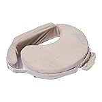 My Brest Friend Nursing Pillow - Deluxe - Enhanced Comfort w/Slipcover - Ergonomic Breastfeeding Pillow for Ultimate Support for Mom & Baby - Adjustable Pillow W/Handy Side Pocket, Soft Sand
