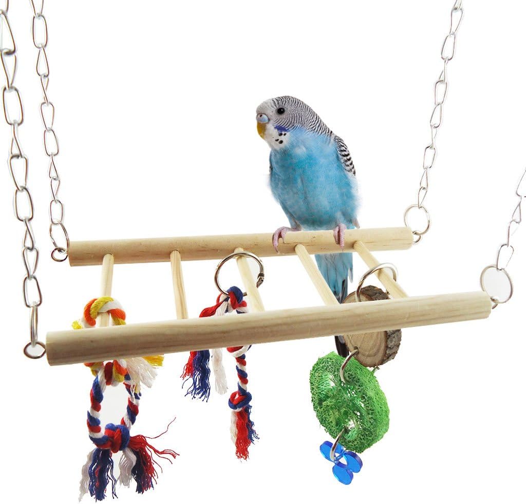 Birds toys,NNDA CO Pet Bird Parrot Parakeet Budgie Cockatiel Cage Hamster Hammock Swing Hanging Toy
