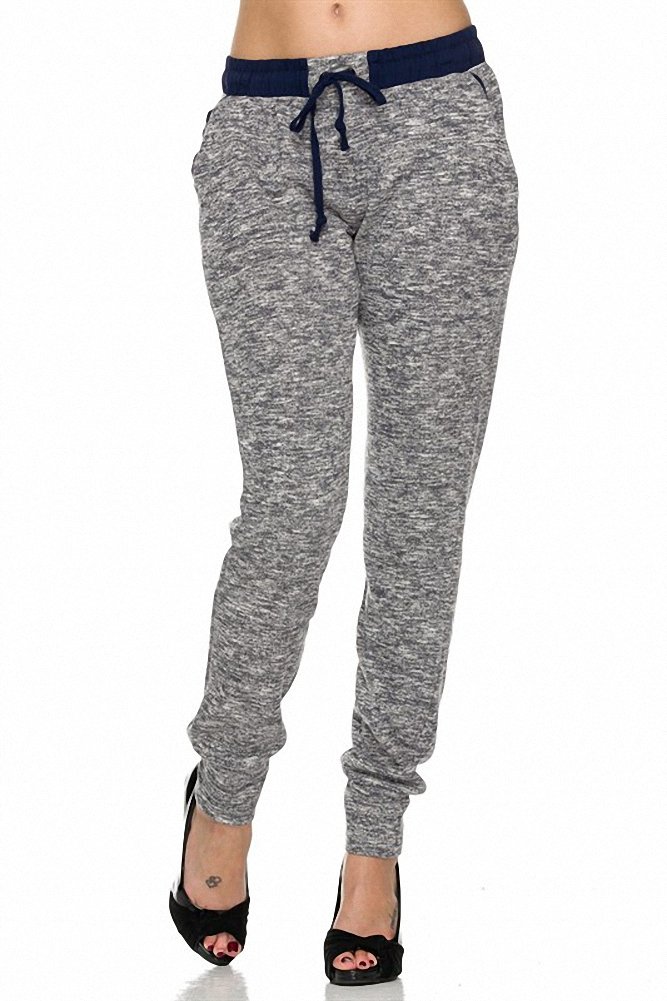 Sassy Apparel Women's Active Wear Comfortable Jogger Pants with Drawstring