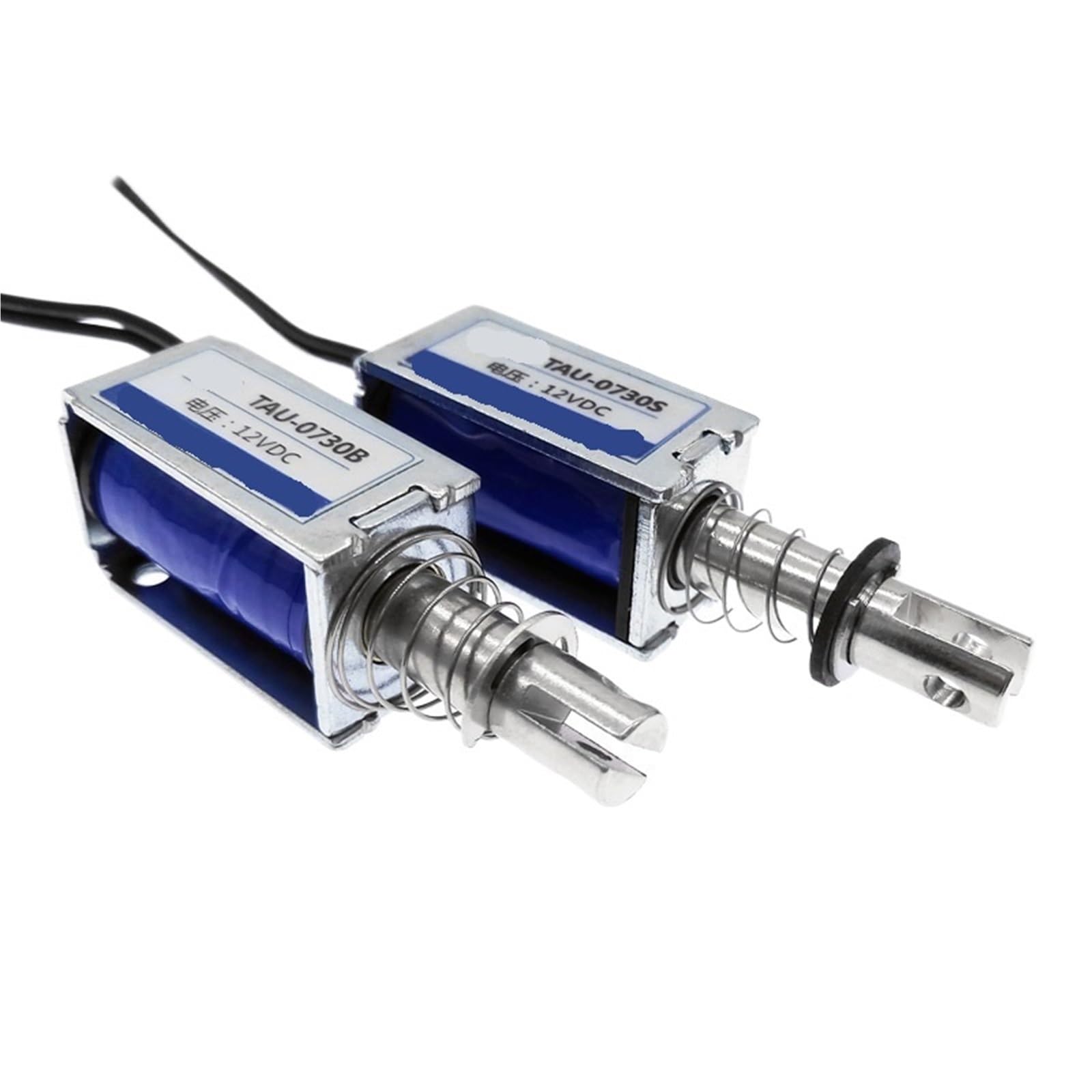 Solénoïde 12V 0730S à force de traction linéaire de 10 mm pour verrouillage électrique