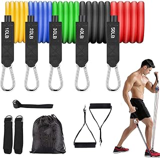 5 gomas de diferente resistencia + asas